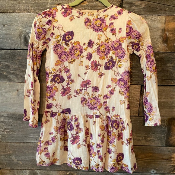 Lucky Dress Biscotti Floral Charlene drop waist S - Picture 2 of 5